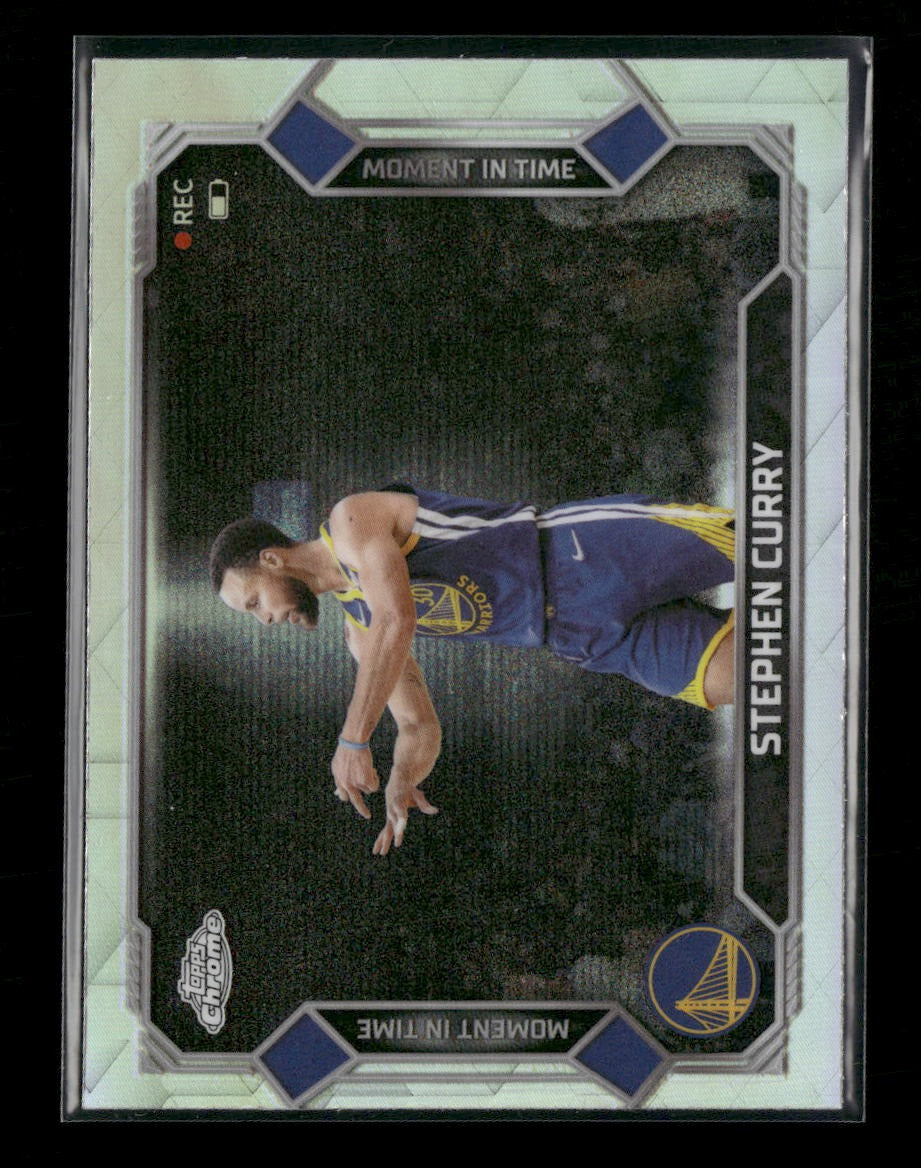2025-26 Topps Chrome Update Moment In Time Stephen Curry #MT-2