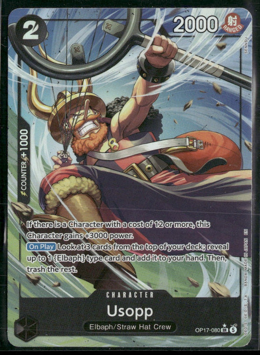 The World's Strongest Warriors Usopp (Alternate Art) #OP17-080