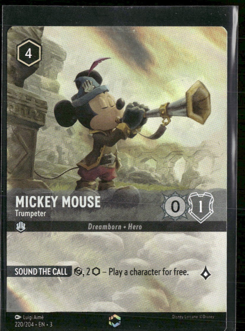Into the Inklands Mickey Mouse Foil Enchanted #220/204