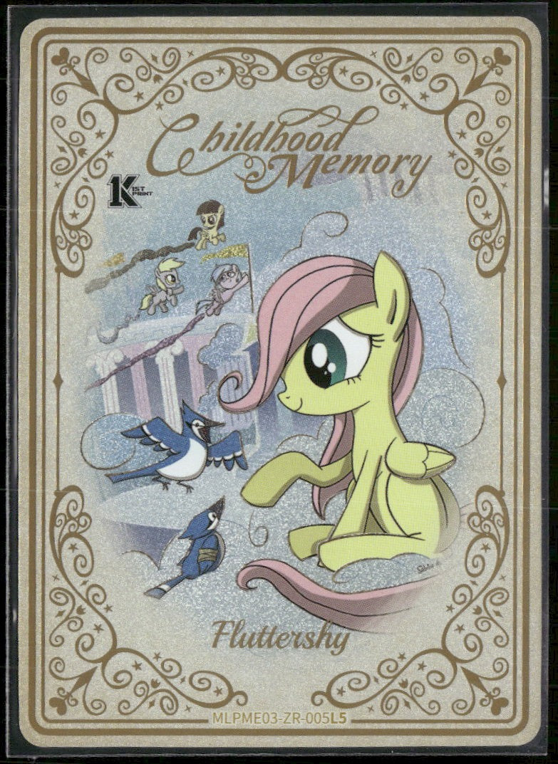 My Little Pony: F E(Moon Edition)Fluttershy "Childhood Memory" #MLPME03-ZR-005L5