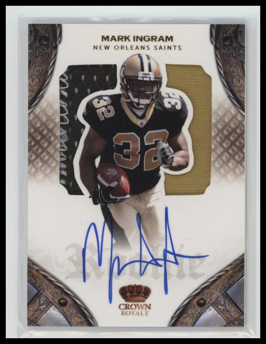 2011 Panini Crown Royale Mark Ingram RC #/199 AU #217