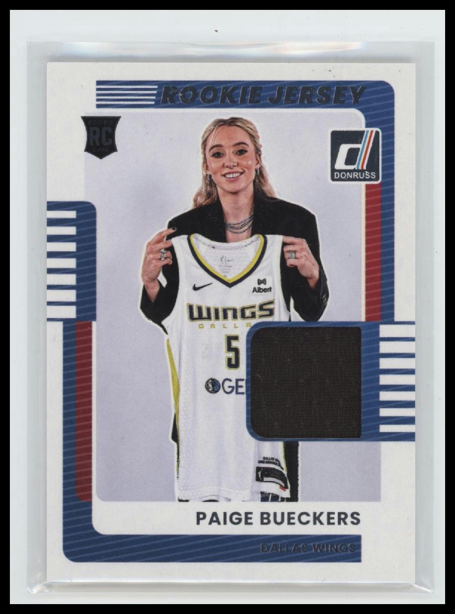 2025 Donruss WNBA Rookie Jerseys Paige Bueckers #5