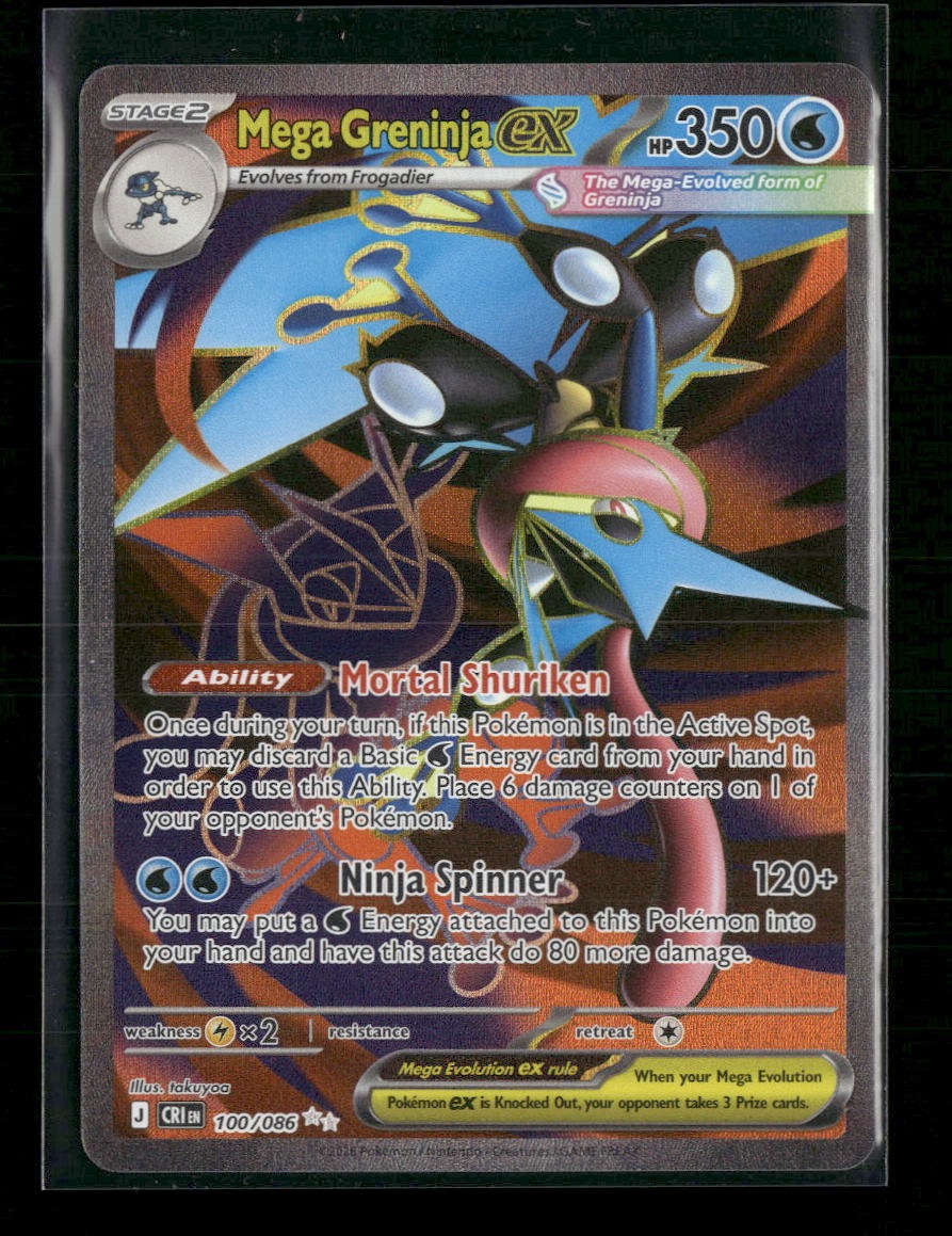 ME04: Chaos Rising Mega Greninja ex #100/086