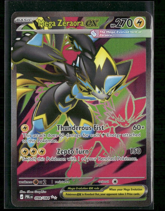 ME05: Pitch Black Mega Zeraora ex #098/084