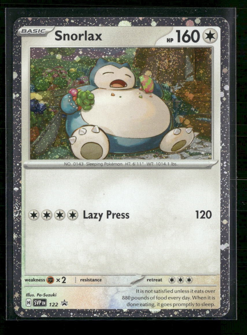 SV: Scarlet & Violet Promo Cards Snorlax #122