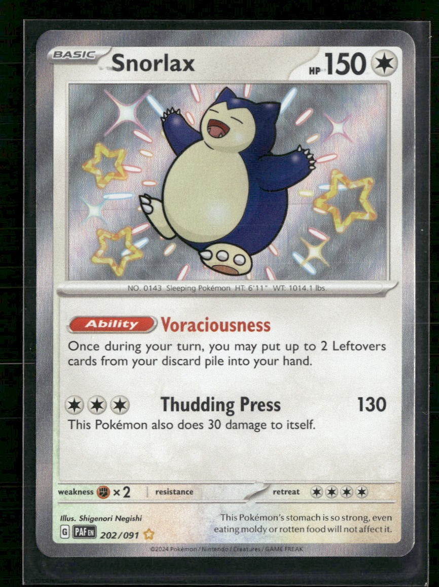 SV: Paldean Fates Snorlax #202/091