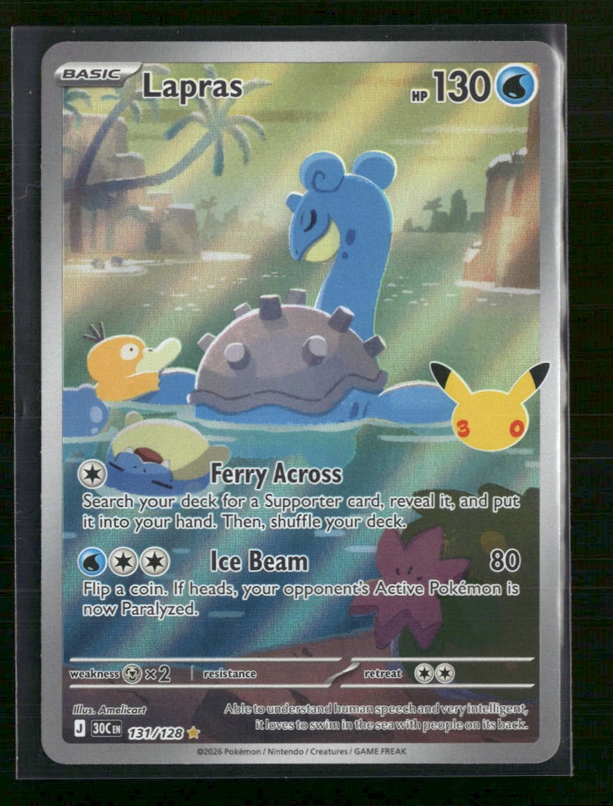 ME: 30th Celebration Lapras #131/128