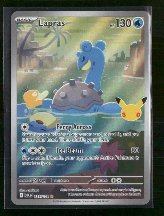 ME: 30th Celebration Lapras #131/128