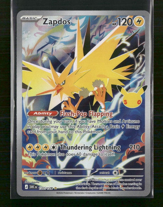ME: 30th Celebration Zapdos #133/128