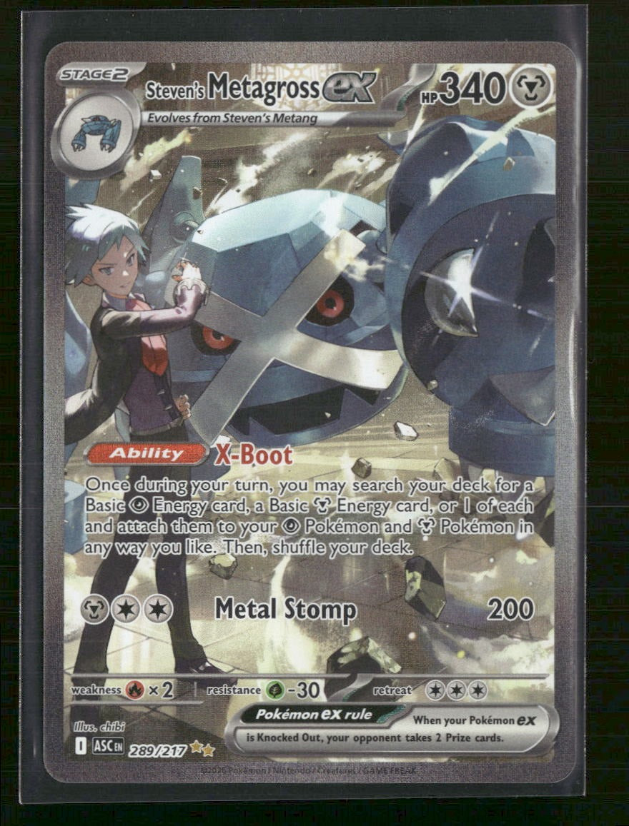ME: Ascended Heroes Steven's Metagross ex #289/217