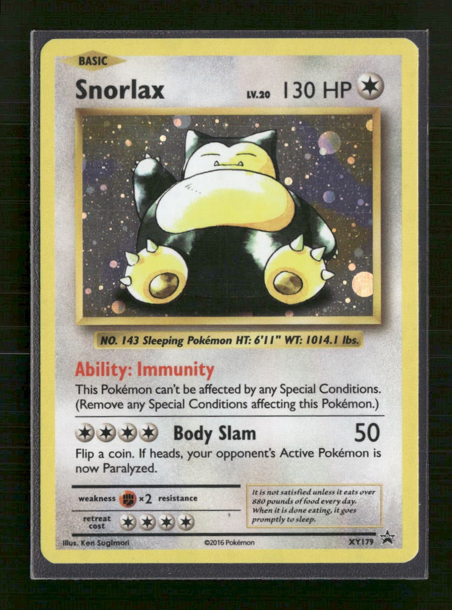XY Promos Snorlax #XY179