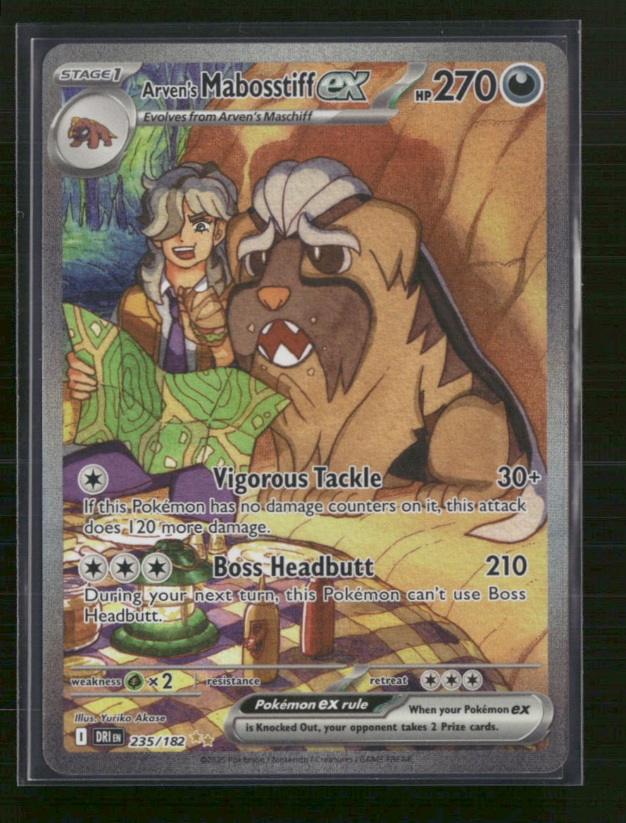 SV10: Destined Rivals Arven's Mabosstiff ex #235/182