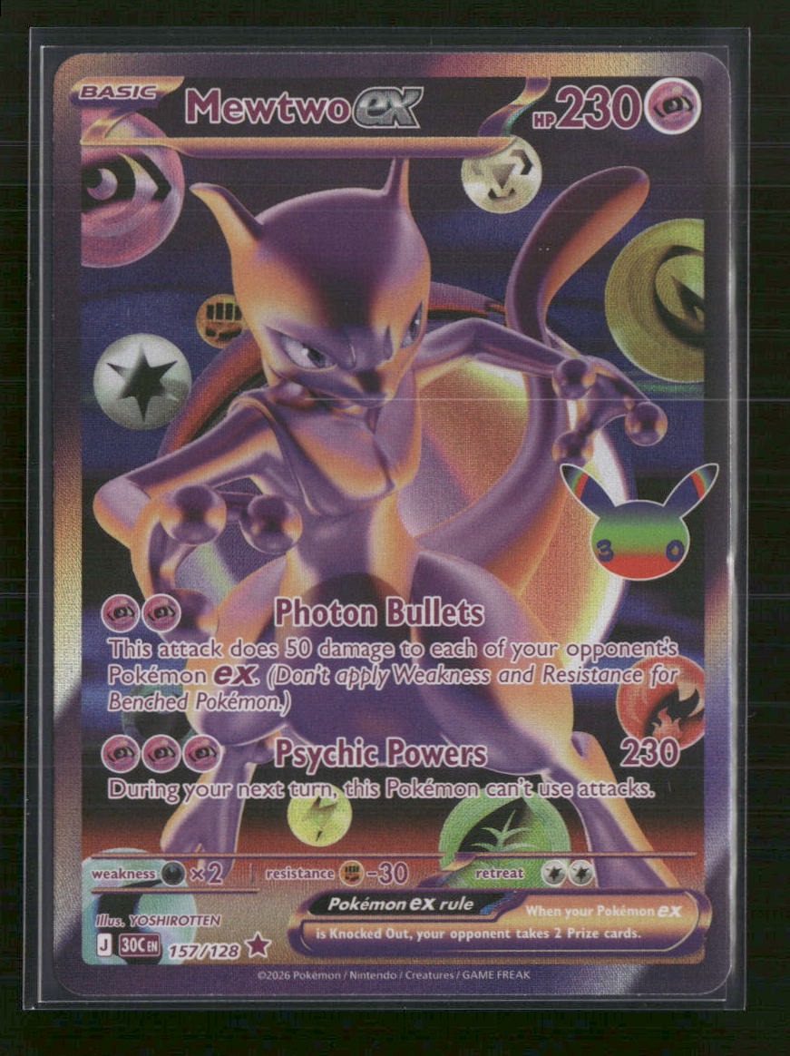ME: 30th Celebration Mewtwo ex #157/128