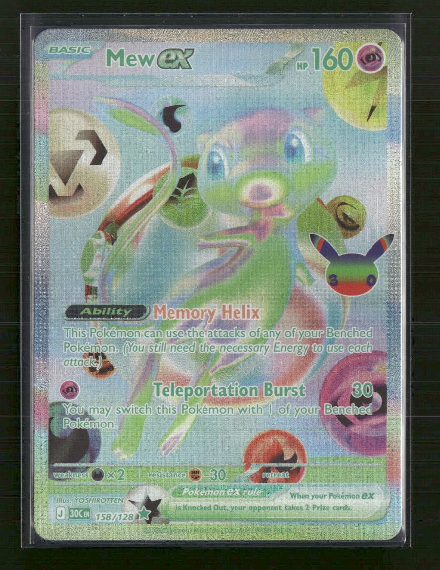 ME: 30th Celebration Mew ex #158/128