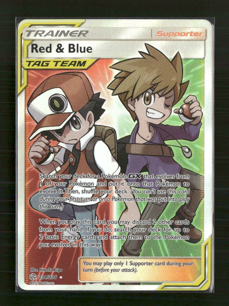 SM - Cosmic Eclipse Red & Blue (Full Art) #234/236