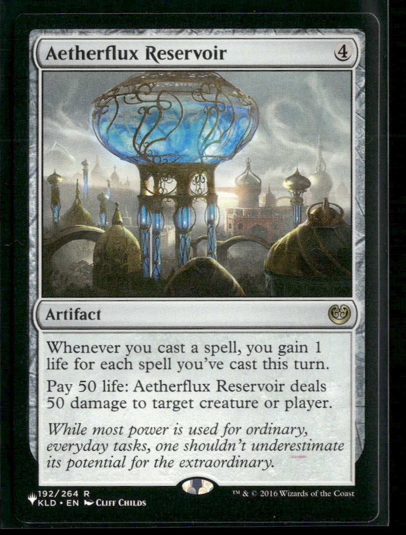 The List Reprints Aetherflux Reservoir #192