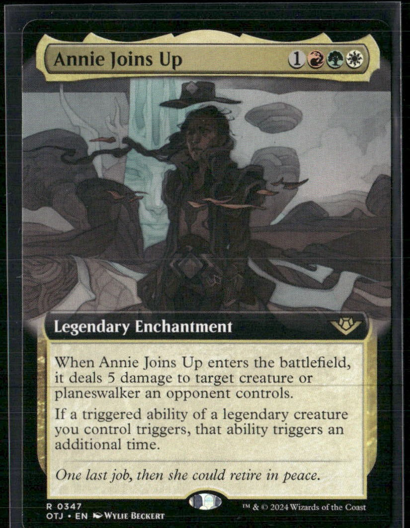 Outlaws of Thunder Junction Annie Joins Up (Extended Art) #347