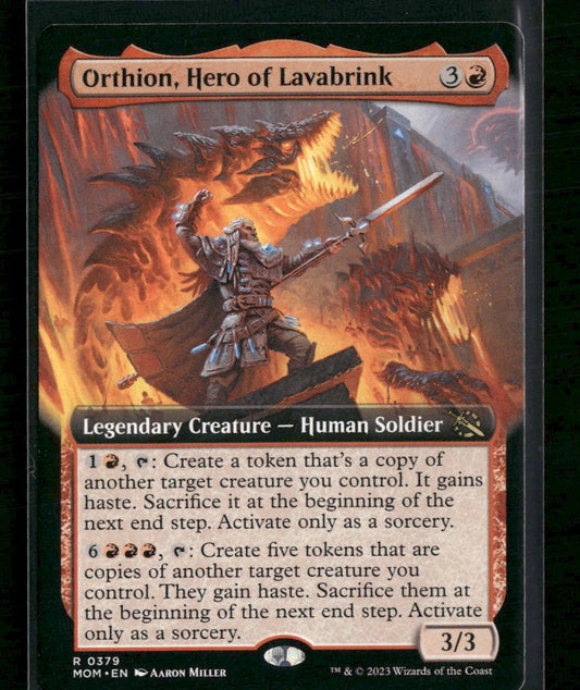 March of the Machine Orthion, Hero of Lavabrink (Extended Art) #379
