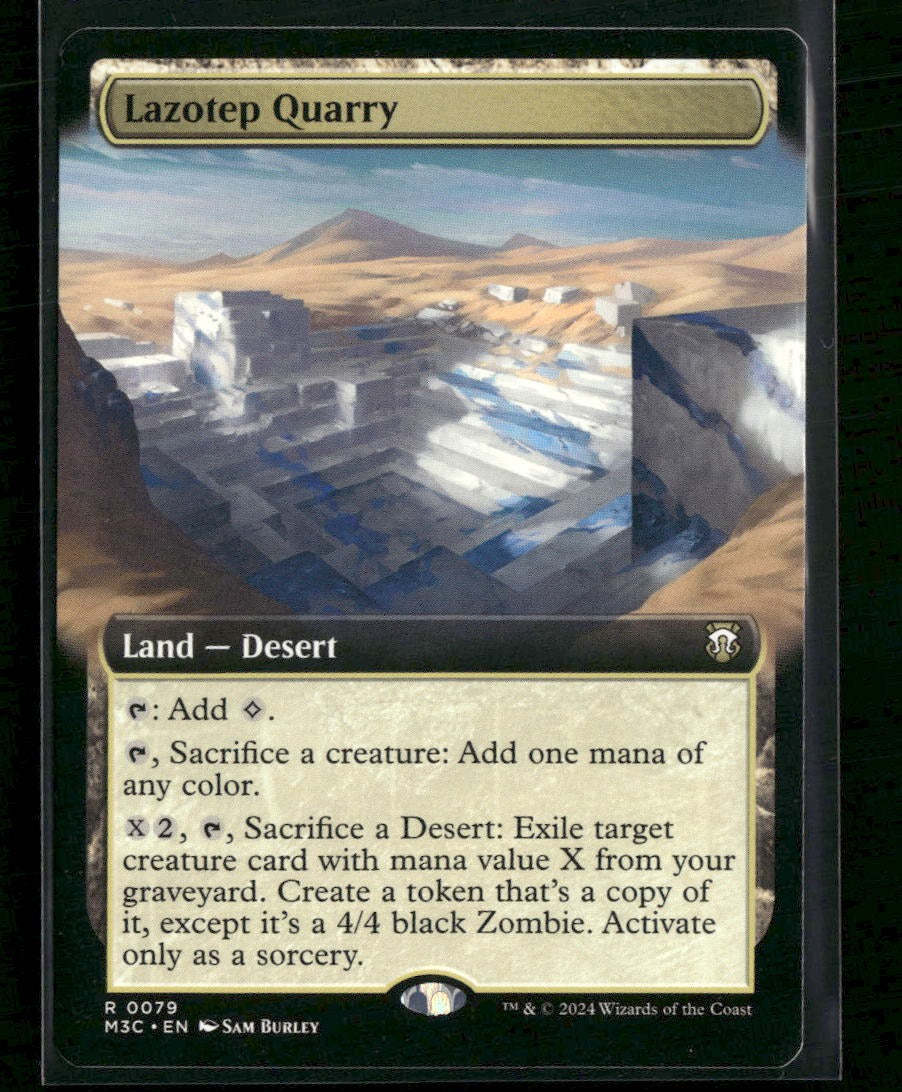 Commander: Modern Horizons 3 Lazotep Quarry (Extended Art) #79