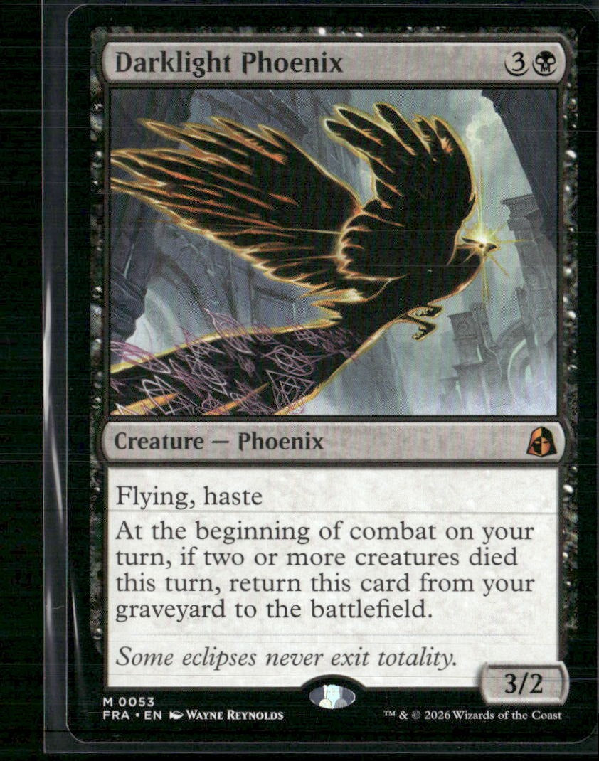 Reality Fracture Darklight Phoenix #53
