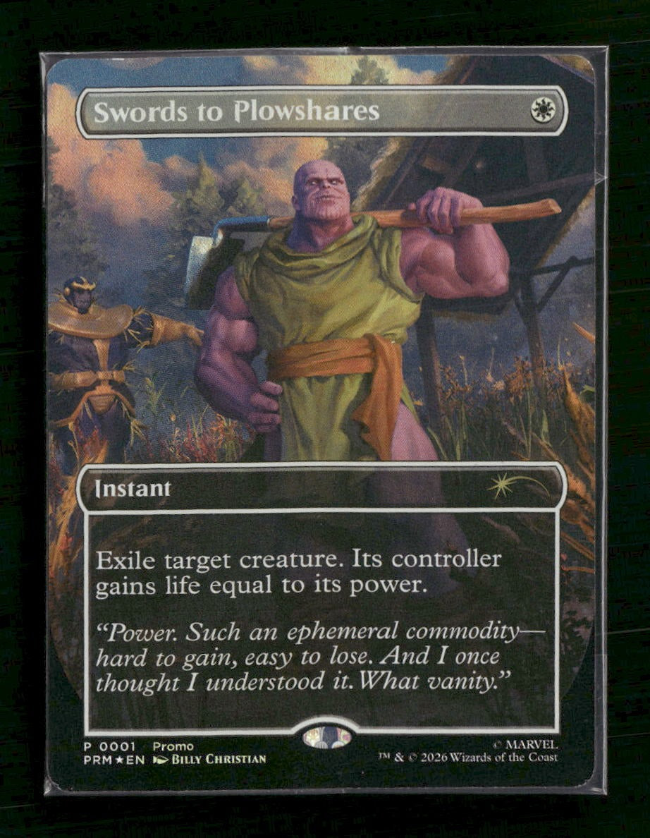 Media Promos Swords to Plowshares (Borderless) (Magazine Insert) #1