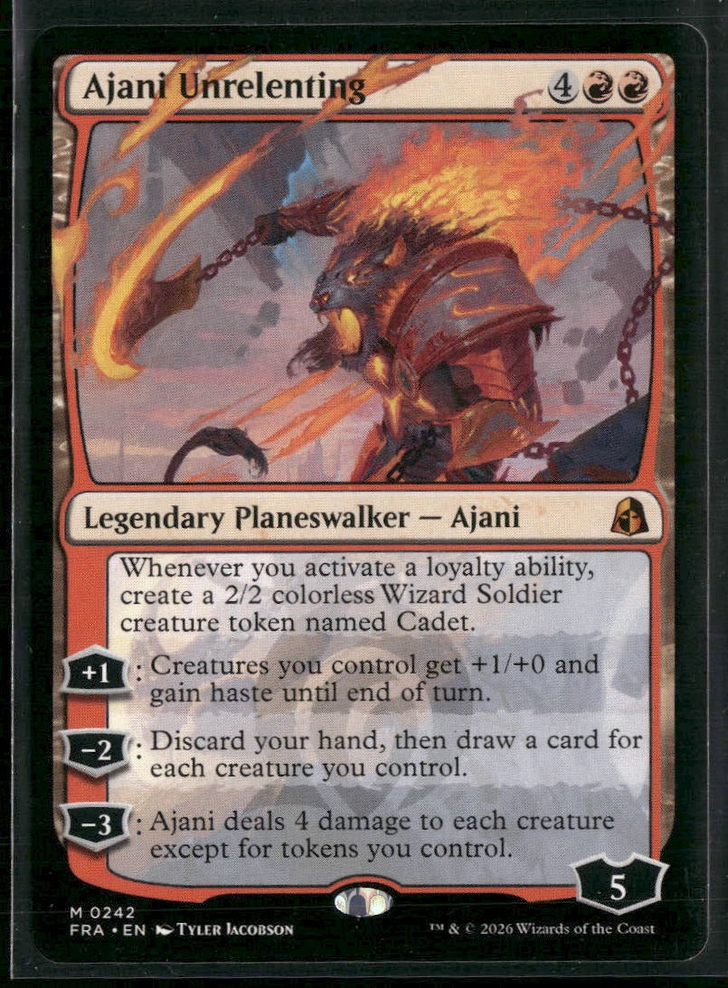 Reality Fracture Ajani Unrelenting #242