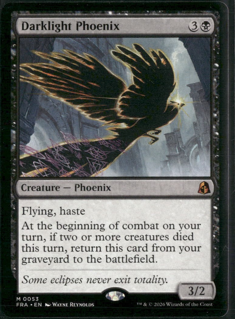 Reality Fracture Darklight Phoenix #53
