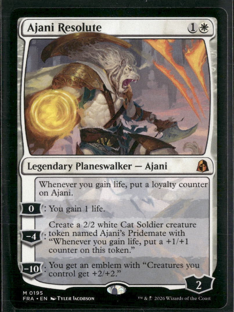Reality Fracture Ajani Resolute #195