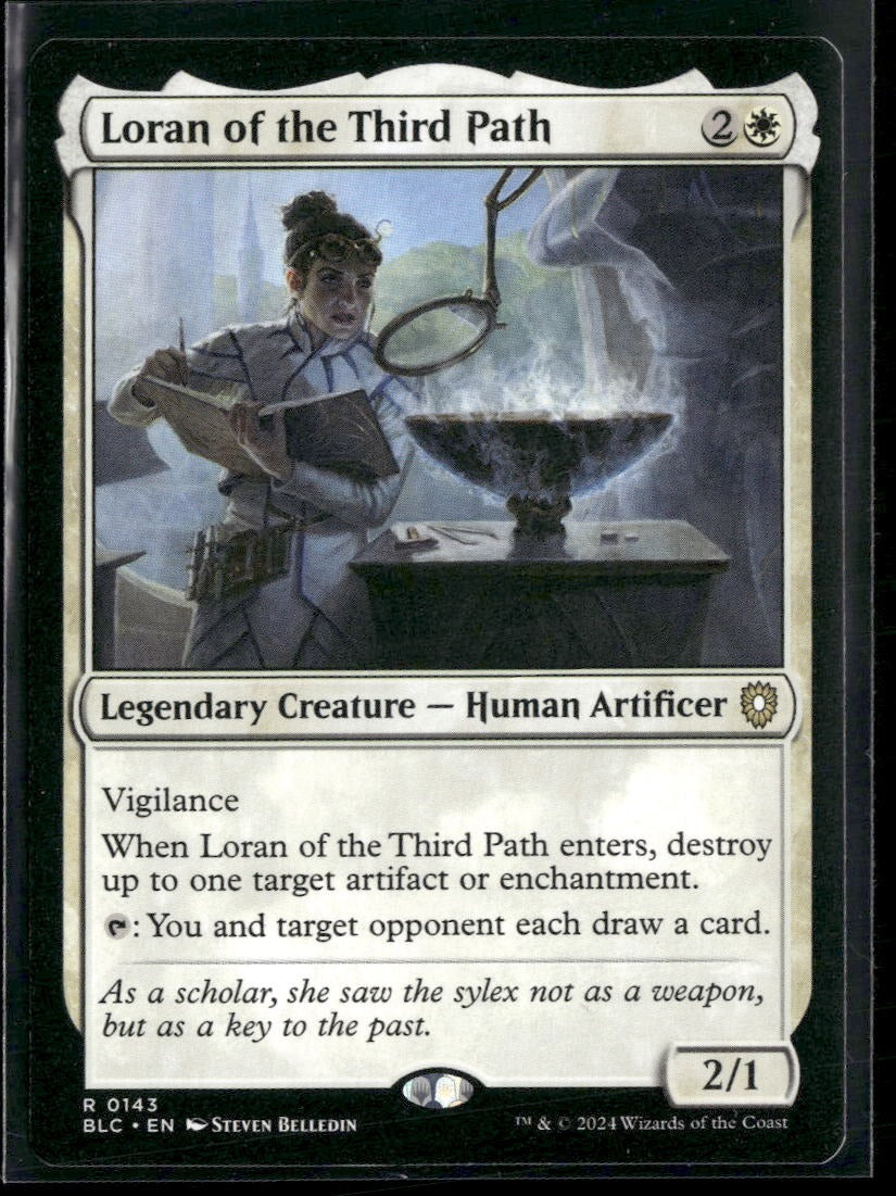 Commander: Bloomburrow Loran of the Third Path #143