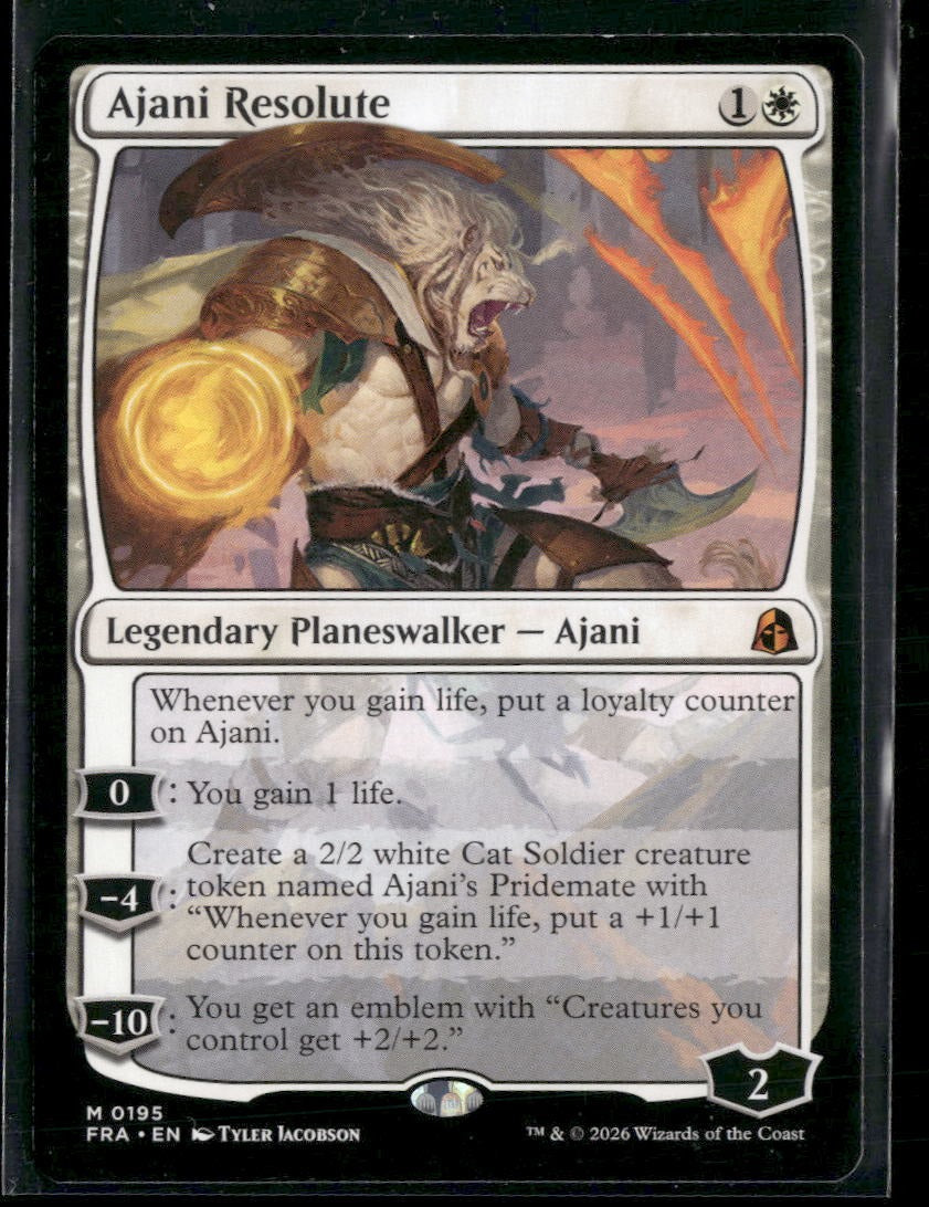 Reality Fracture Ajani Resolute #195
