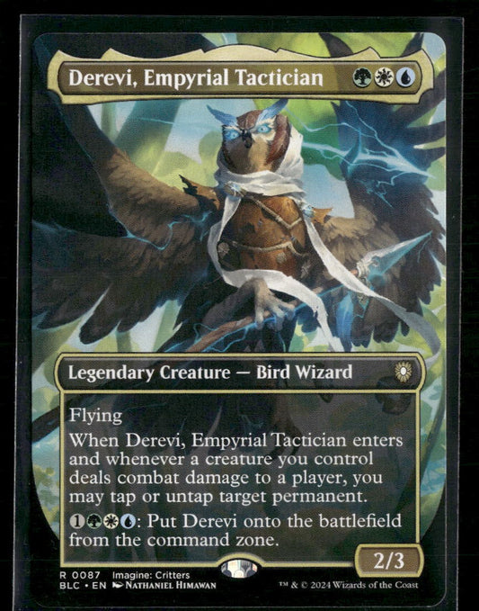 Commander: Bloomburrow Derevi, Empyrial Tactician (Borderless) #87