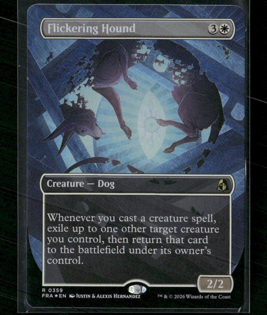 Reality Fracture Flickering Hound (Borderless) #359