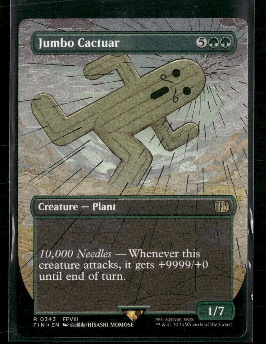 FINAL FANTASY Jumbo Cactuar (Borderless) #343