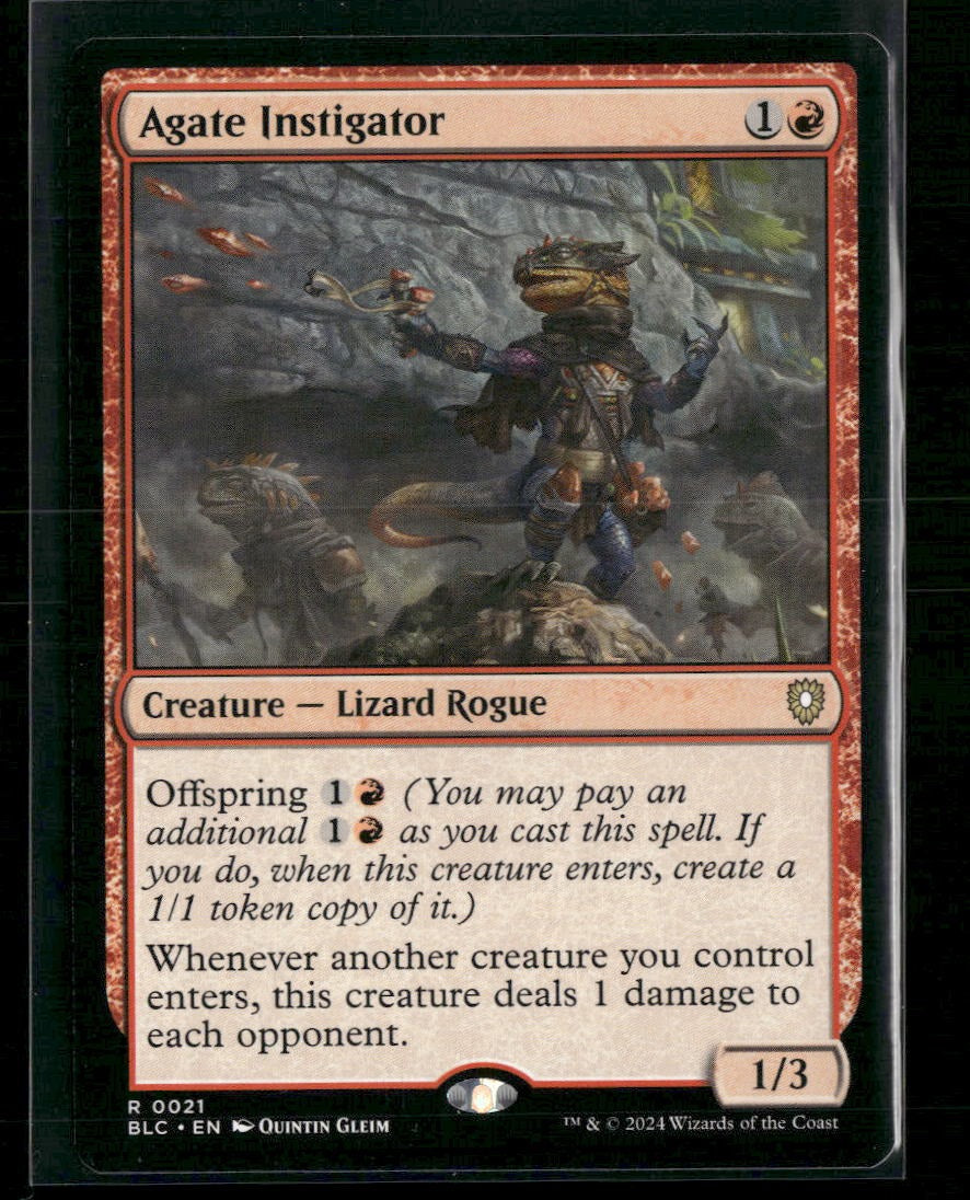 Commander: Bloomburrow Agate Instigator #21