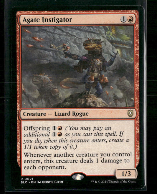 Commander: Bloomburrow Agate Instigator #21
