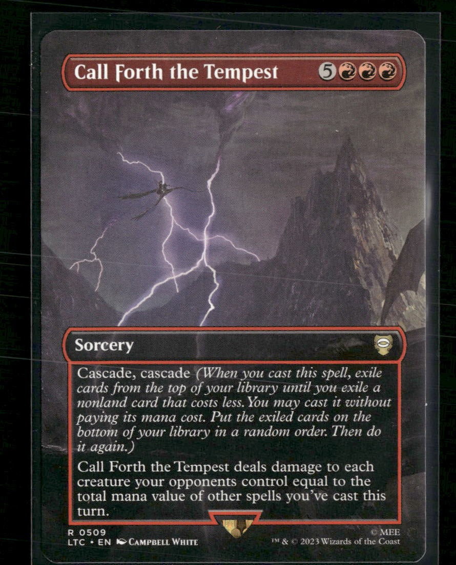 Commander: LTC: Tales of Middle-earth Call Forth the Tempest (Borderless) #509