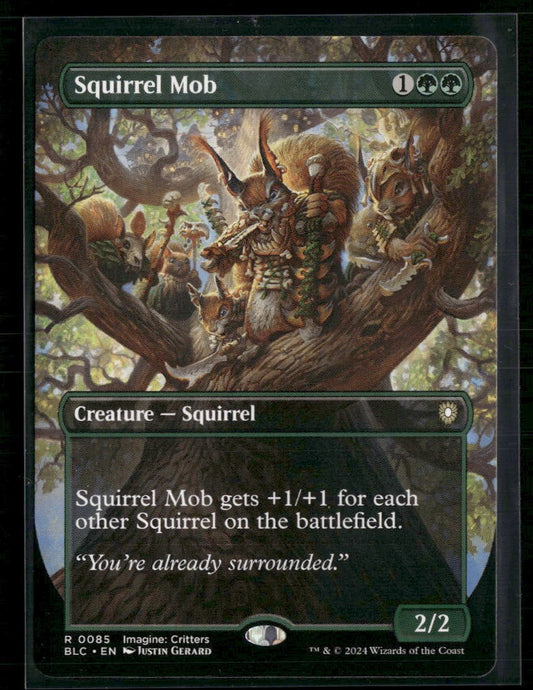 Commander: Bloomburrow Squirrel Mob (Borderless) #85