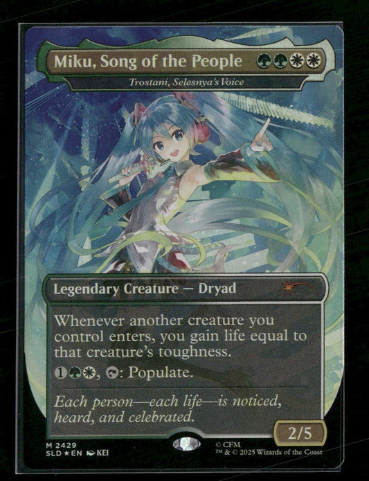 Miku, Song of the People - Trostani, Selesnya's Voice - (SLD)