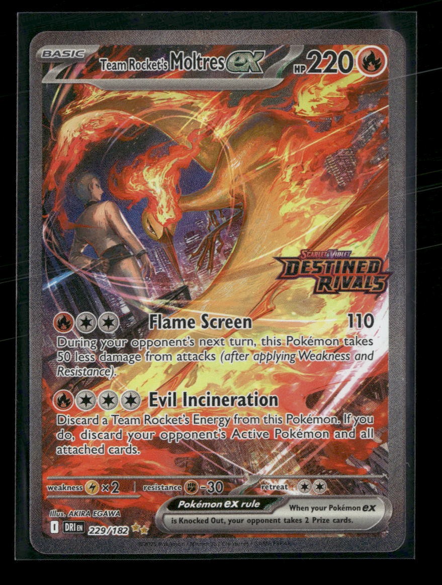 Miscellaneous Cards & Products Team Rocket's Moltres ex #229/182