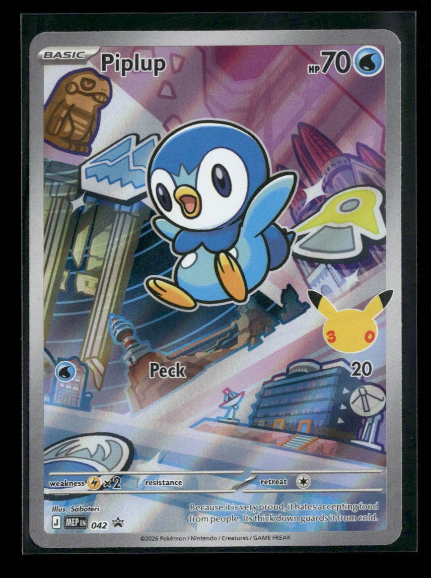 ME: Mega Evolution Promo Piplup #042