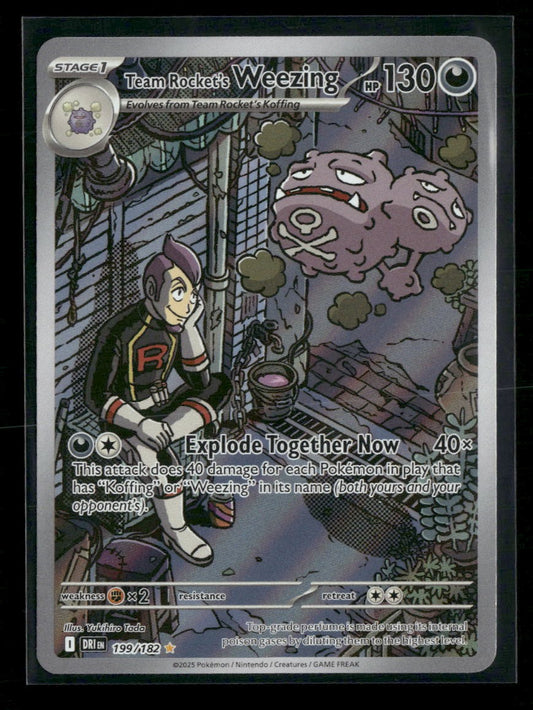 SV10: Destined Rivals Team Rocket's Weezing #199/182