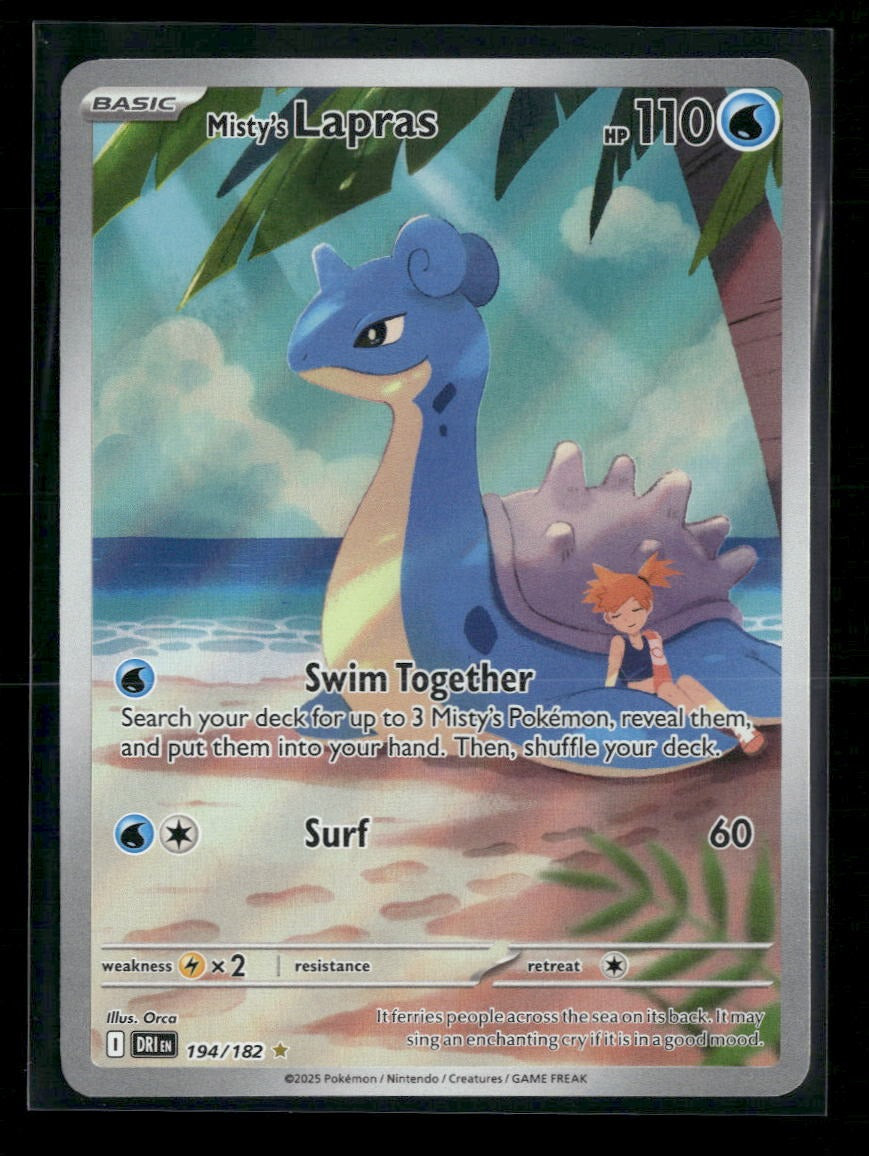 SV10: Destined Rivals Misty's Lapras #194/182