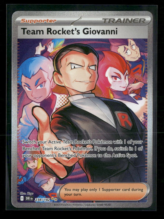 SV10: Destined Rivals Team Rocket's Giovanni #238/182