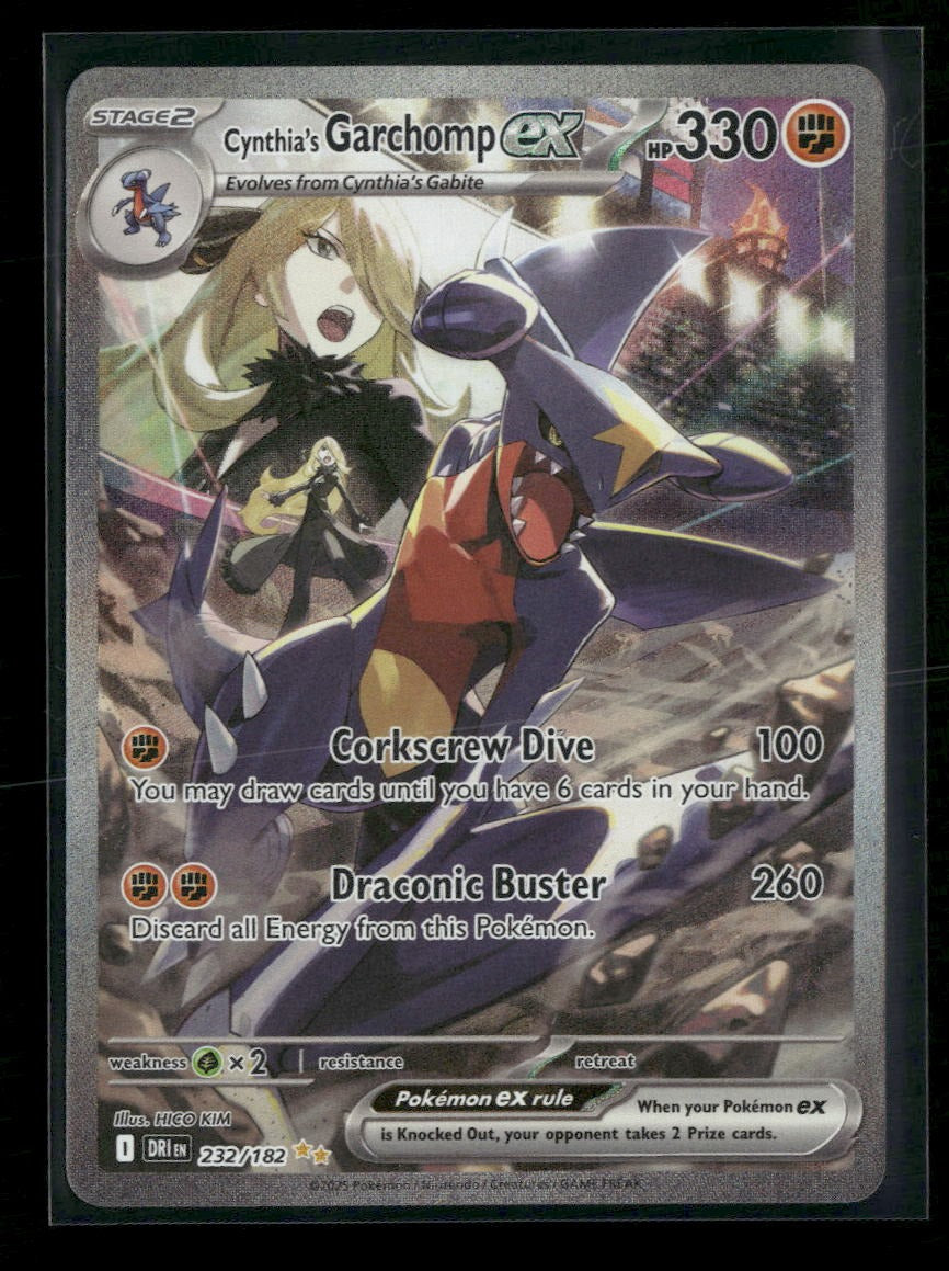 SV10: Destined Rivals Cynthia's Garchomp ex #232/182