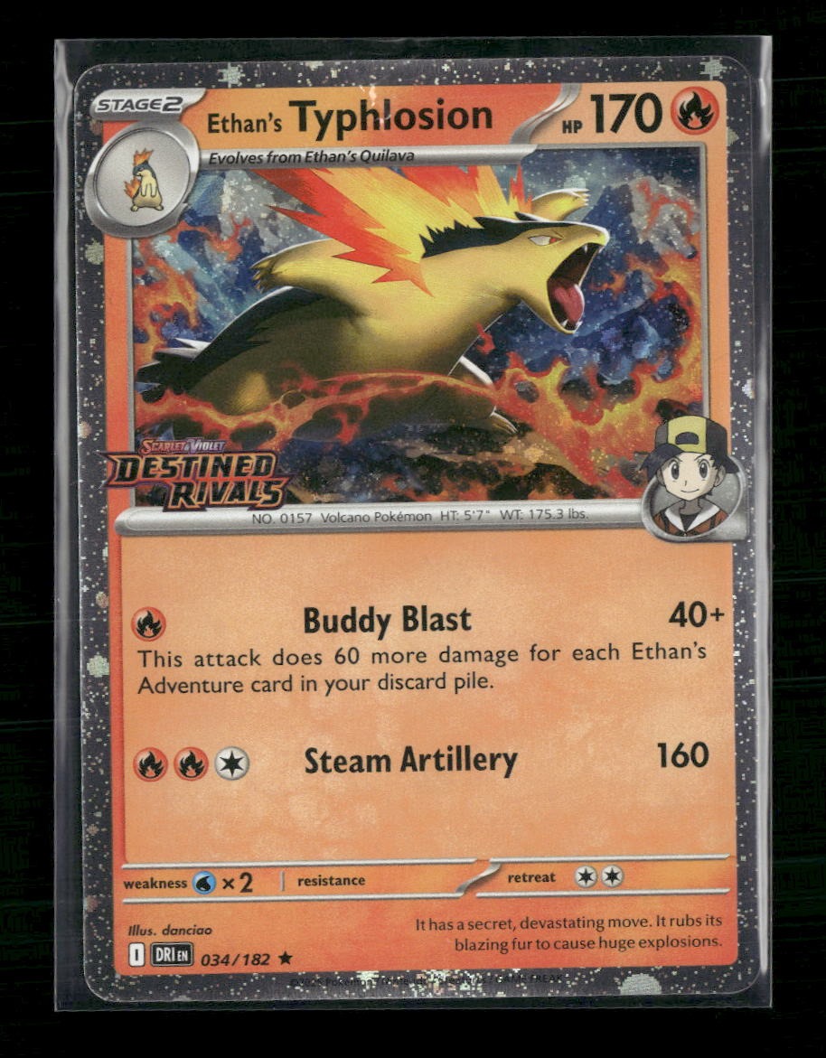 Miscellaneous Cards & Products Ethan's Typhlosion (Prerelease) #034/182