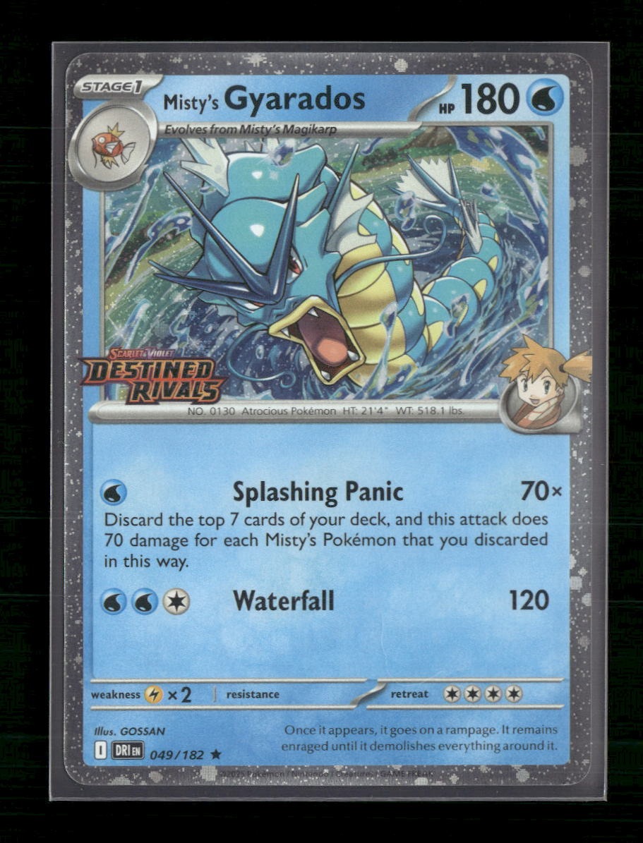Miscellaneous Cards & Products Misty's Gyarados (Prerelease) #049/182