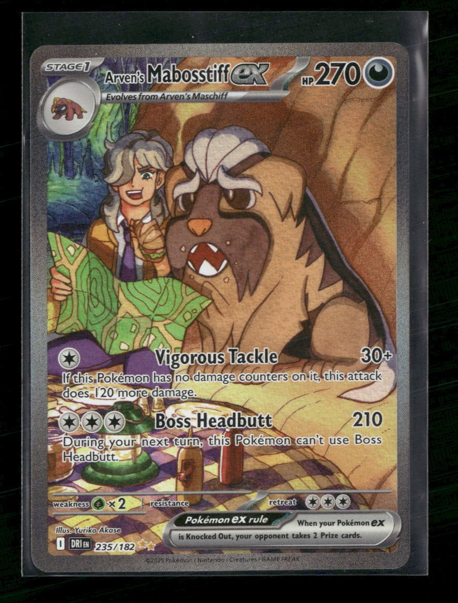 SV10: Destined Rivals Arven's Mabosstiff ex #235/182