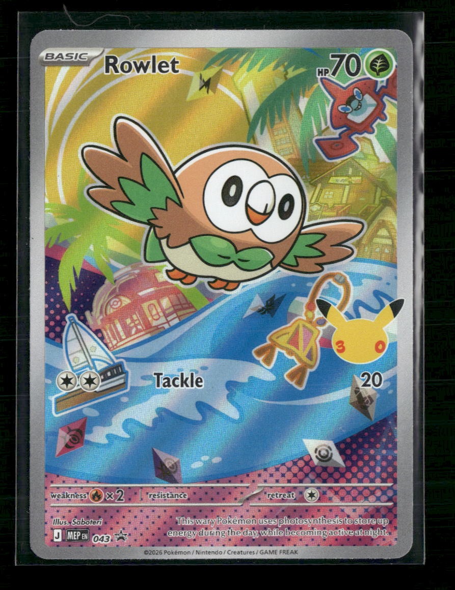 ME: Mega Evolution Promo Rowlet #043