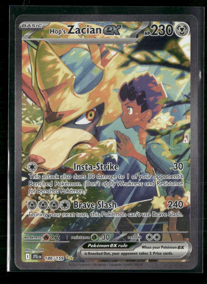 SV09: Journey Together Hop's Zacian ex #186/159