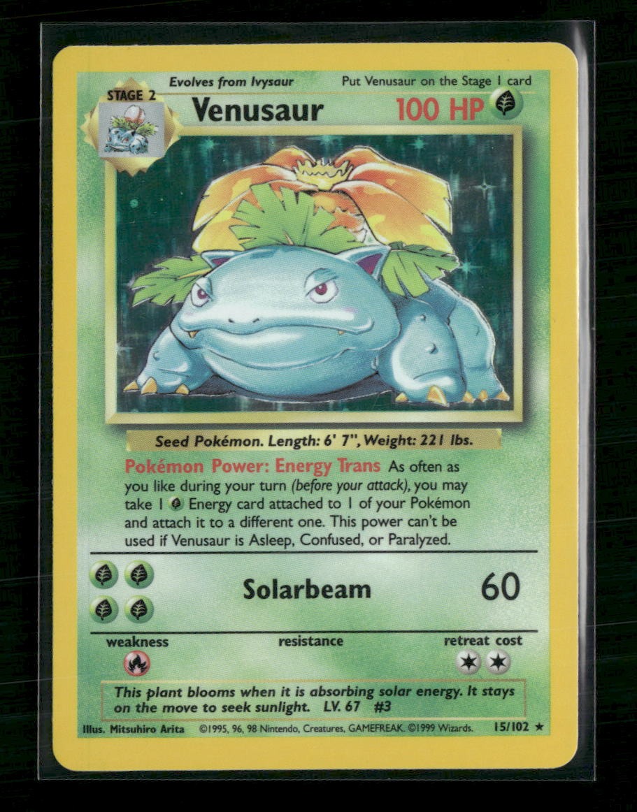 Base Set Venusaur #015/102